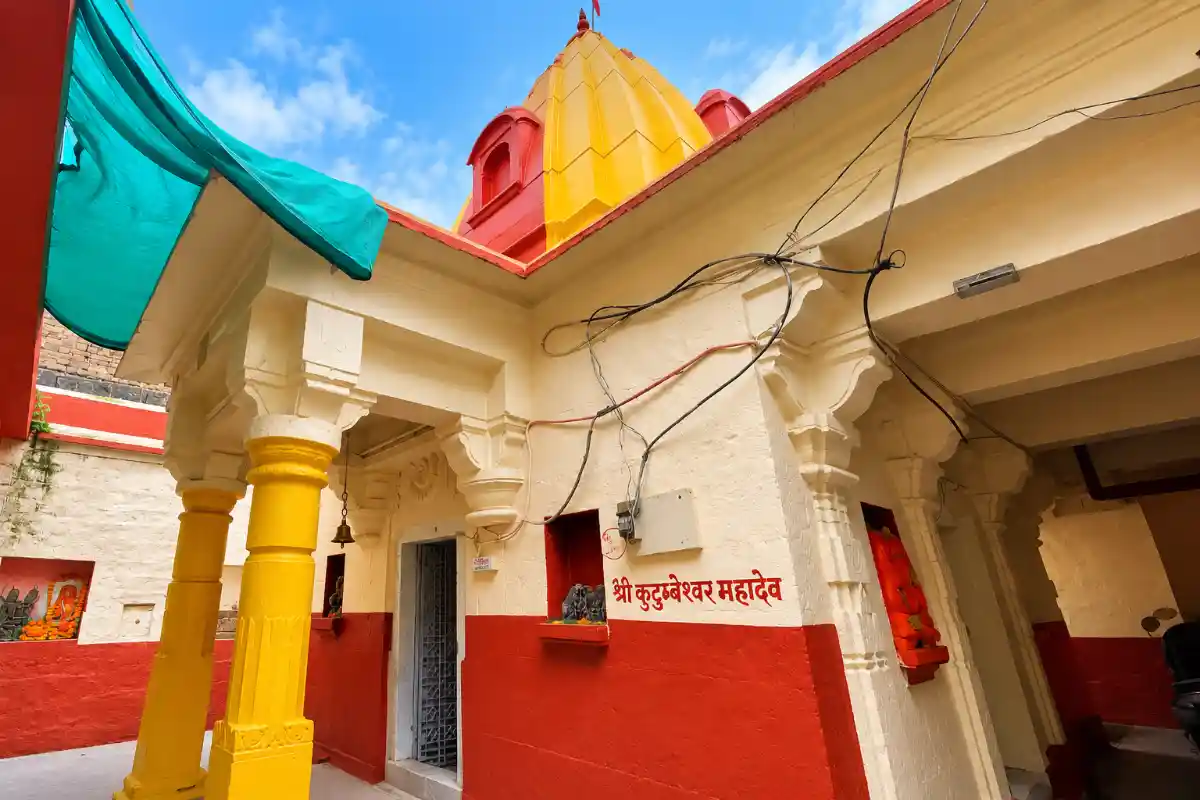 Lane in Singhpuri near Kartik Chowk where Kutumbeshwar Mahadev is placed by tradition