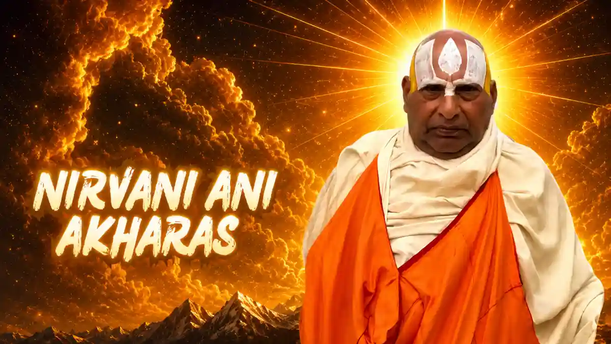Bairagi saints of Shri Nirvani Ani Akhara at Hanumangarhi, Ayodhya, principal seat of the Vaishnava Akhara participating in Simhastha Kumbh Mela 2028 Ujjain
