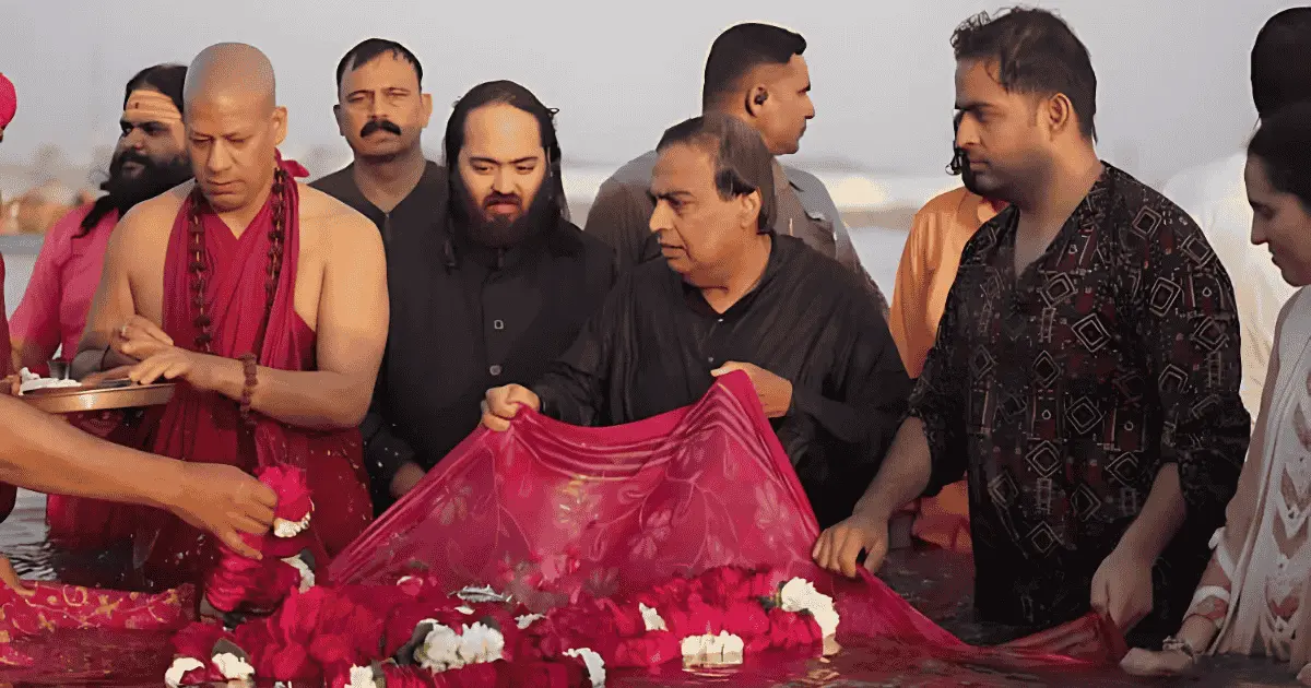 Ambani and Adani Families Highlight Spiritual and Sustainable Values at Maha Kumbh 2025