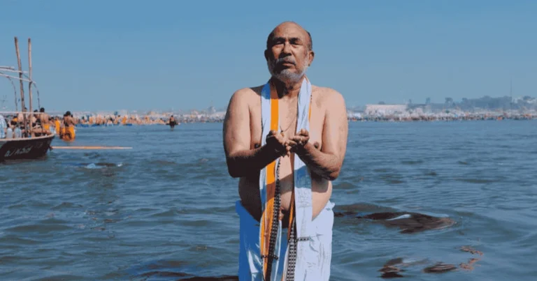 Manipur CM N Biren Singh Takes Holy Dip at Maha Kumbh 2025