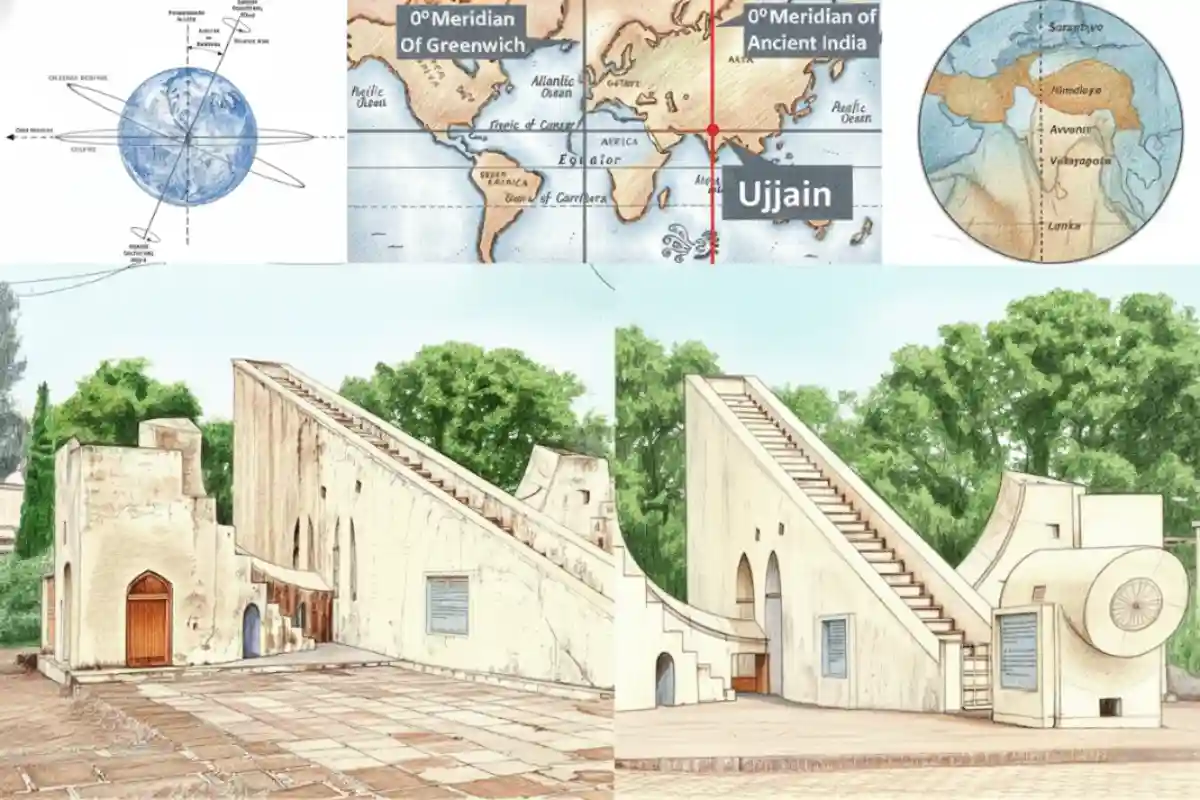 Ujjain ancient meridian astronomy site