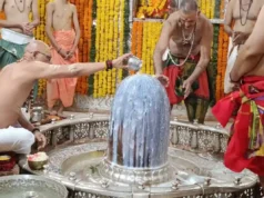 Ujjain — The City of Divinity and Eternal Faith Pilgrims at Mahakaleshwar Temple in Ujjain — The City of Divinity and Eternal Faith offering prayers on the banks of the sacred River Shipra at sunrise.