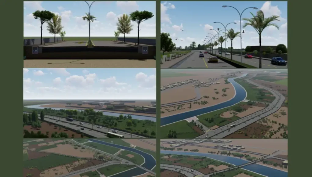 MR-22 Riverfront Road construction work in Ujjain ahead of Simhastha 2028