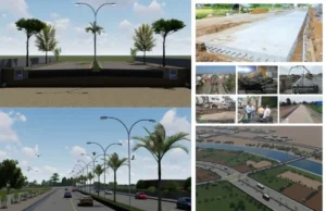 581 km Road Expansion in Ujjain: Major Boost to Traffic Flow Ahead of Simhastha 2028 Aerial view of new road construction along the Shipra River in Ujjain ahead of Simhastha 2028